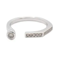 Hirotaka ヒロタカ MANHATTAN リング 指輪 K10/ダイヤモンド0.11ct 9号