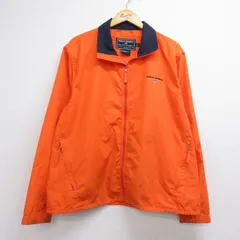 XL/古着 ラルフローレン ポロスポーツ 長袖 ブランド ジャケット メンズ ワンポイントロゴ 大きいサイズ オレンジ 26aug03のサムネイル