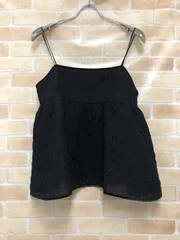 【中古】 IENA イエナ 24AW フクレジャガードキャミトップブラウス ブラック  111453022のサムネイル