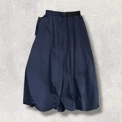 LASUD Active バルーンスカート 9号 M ネイビー メッシュポケット ベルト付き ヤマダヤ MU-008-3のサムネイル