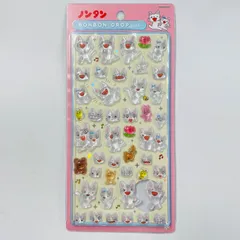 [ゆうメール配送]　【新品・訳あり】ボンボンドロップシール　ノンタン・タータン柄　サンスター文具　4901770036854のサムネイル