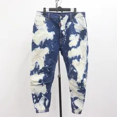ITI3EUM6LMJS DSQUARED2 ディースクエアード ジョガー デニム パンツ ボトムス メンズ ブルー 青 サイズ52のサムネイル
