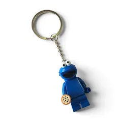 セサミストリート クッキーモンスター ブロックキーホルダー  LEGO風　互換のサムネイル