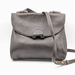 美品 デルヴォー ヴィンテージ レザー ブラウン ショルダーバッグ クロスボディバッグのサムネイル