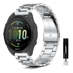 NicMool バンド 20mm for Garmin Forerunner 70/170 Music 43mm/570 42mm 交換 ステンレス製のサムネイル