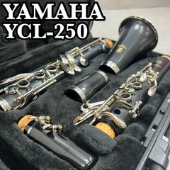 美品 ヤマハ B♭クラリネット YCL-250 純正ハードケース ABS樹脂 木