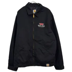 Carhartt カーハート ワークジャケット 企業 ブラック(メンズ XL)中古 古着 Y7705のサムネイル