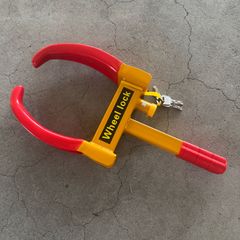 新品未使用】HORNET タイヤロック ホイールロック イエロー 加藤電機