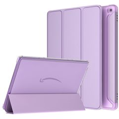 Dadanism Fire HD 10 케이스 2023 Fire HD10 13세대 케이스 커버 반투명 PC 트라이폴드 타로이모 퍼플