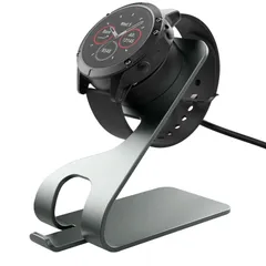 ガーミン用 3in1 充電スタンド ATiC チャージスタンド 急速充電ケーブル ドック スマートウォッチ 充電器 安定 グレーのサムネイル