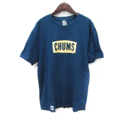 チャムス CHUMS トレーナー 半袖 M 紺 ネイビー /YIのサムネイル