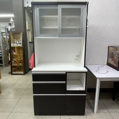 値引き中】 カップボード③ ニトリ 食器棚 リガーレ 4月下旬引き渡し