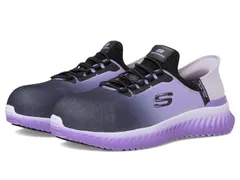 スケッチャーズ レディース シューズ ブーツ・レインブーツ SKECHERS Work Tilido Ombray Comp Toe BlackPurple ブラックのサムネイル