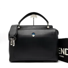 美品 フェンディ FENDI ドットコム ミディアム 2way ハンドバッグ ショルダーバッグ レザー ブラック 黒 ショルダーストラップ 残暑 シルバーウィーク 敬老の日 秋 ハロウィン 七五三 ギフト プレゼントのサムネイル