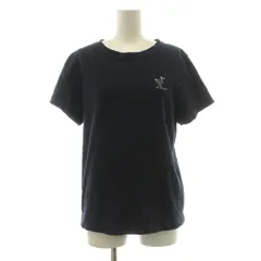 フォーティーファイブアールピーエム  45R 45rpm Tシャツ カットソー 半袖 刺繍 コットン 3 紺 ネイビー /KUのサムネイル