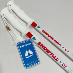 新品 MOUNT 子供用 ストック スキーポール SNOW PAL Ｊｒ/WHT/65cm 約220ｇのサムネイル