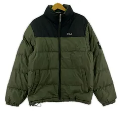 FILA フィラ BIELLA ITALIA 中綿ジャケット sizeL/オリーブのサムネイル