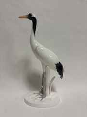 Noritake 陶器 丹頂鶴 置物 オールドノリタケフィギュリン レトロ