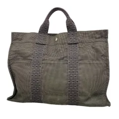 エルメス(Hermes) エルメス トートバッグ エールラインMM ナイロン グレー メンズ レディースのサムネイル