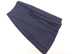 ATSURO TAYAMA アツロウタヤマ ロング フレア スカート size36/紺 ■◇ レディースのサムネイル