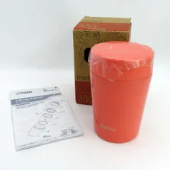 タイガー魔法瓶株式会社 ◆【キッチン】metsa 真空断熱フードジャー　ステンレススープボトル　 380ｍｌ　アプリコット MCL-A38MPC 生活雑貨【未使用】 のサムネイル