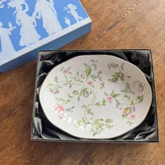 WEDGWOOD ウェッジウッド「スウィート プラム」オーバルディッシュ 未使用品！のサムネイル