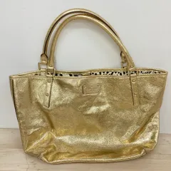 kate spade/ケイトスペード トートバッグ レディース ゴールド/金 内側レオパード柄/ヒョウ柄 肩掛け ハンドバッグ[OA05725]のサムネイル