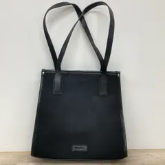 美品 MONO COMME CA モノコムサ トートバッグ/ハンドバッグ ブラック キャンバス/布地 肩掛け レディース[ON01745]のサムネイル