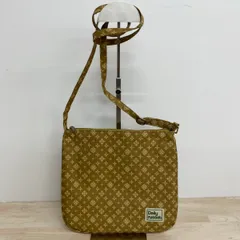 美品 Daily russet/デイリーラシット モノグラム柄 ショルダーバッグ マスタード系/カーキ系 総柄 斜め掛け カバン[OB04477]のサムネイル