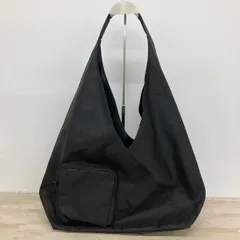 美品 MUJI/無印良品 ワンショルダーバッグ ブラック ポリエステル素材 324A4A 肩掛け/トートバッグ[OX03677]のサムネイル