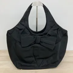 kate spade/ケイトスペード トートバッグ/ハンドバッグ ブラック リボンモチーフ ナイロン レディース ロゴプレート付[OX03683]のサムネイル