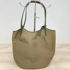 SAZABY/サザビー トートバッグ/ハンドバッグ レディース カーキ/オリーブ系 ロゴタグ付き[ON01779]のサムネイル