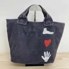 CAMER for hands カンペール トートバッグ/ハンドバッグ キャンバス グレー ハート 足 手 プリント[OB04488]のサムネイル