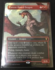 MTG 洞窟に宝蓄えしドラゴン 英語 ボーダーレス Foil 日本製 - メルカリ