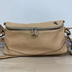 PELLE BORSA/ペレボルサ ショルダーバッグ ベージュ系 レザー/本革 斜め掛け カバン/鞄 レディース[OA05797]のサムネイル