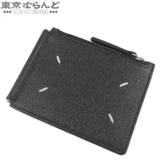 メゾンマルジェラ MAISON MARGIELA 二つ折り財布 SA1UI0018 P4745 ブラック 黒 カーフ 4ステッチ マネークリップ コンパクトウォレット メンズ 101888218のサムネイル
