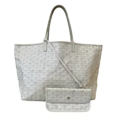 良品 GOYARD ゴヤール サンルイPM トートバッグ ポーチ付き ホワイト レディース 古着 中古 USEDのサムネイル