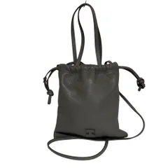 新品同様 IACUCCI イアクッチ グラーノ グラネッロ 2WAYTOTE CERVO トートバッグ ショルダーバッグ グレー レディース 古着 中古 USEDのサムネイル