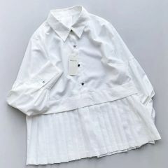 Dot＆Stripes CHILD WOMAN リバティプリント パッチワークブラウス
