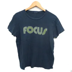 マザー mother ボートネック カットソー Tシャツ コットン 綿 プリント 英字 半袖 M 紺 ネイビー /NT12のサムネイル