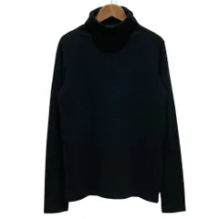 美品 Y's Yohji Yamamoto ワイズ ヨウジヤマモト タートルネック ニット セーター 2 ブラック レディース 古着 中古 USEDのサムネイル