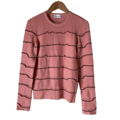 未使用 RED VALENTINO レッドヴァレンティノ メロウフリルボーダー ラッフルニットセーター XS ピンク レディース 古着 中古 USEDのサムネイル