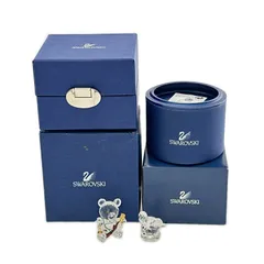 SWAROVSKI スワロフスキー クリスベア セレブレーション クマ ネズミ 2個セット 箱付 インテリア 小物 置物のサムネイル