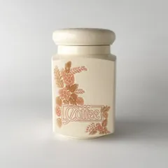 Hornsea ホーンジー キャニスター 英国 ヴィンテージ ピンク 北欧 保存