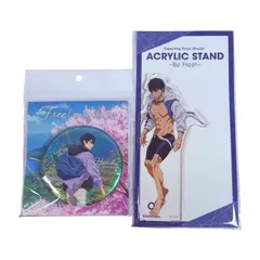 劇場版 Free! the Final Stroke アクリルスタンド Be Free! ホログラム ビッグ 缶バッジ Reflection 七瀬遙 セット