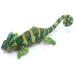 【中古】トレーディングフィギュア 【シークレット1】エボシカメレオン(色違い・変色中・迷彩柄) 「原色爬虫類トカゲ図鑑」のサムネイル
