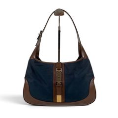 GUCCI Jackie Canvas Hobo Bag グッチ ジャッキーライン 1961 ワン