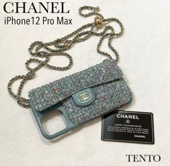 X2064 シャネル ツイード ココマーク iPhone 12 Pro - メルカリ