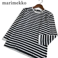marimekko Kioski マリメッコ キオスキ 花柄 ボーダーTシャツ - メルカリ