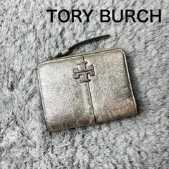 TORY BURCH トリーバーチ 二つ折り財布 ゴールド コンパクトウォレット L字ファスナーのサムネイル